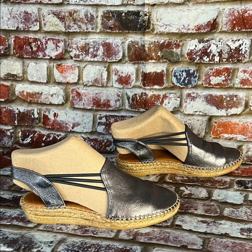 * Toni Pons Noelia espadrille slip-on in platinum leather